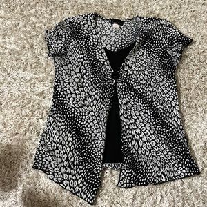 Black and White Dress Shirt